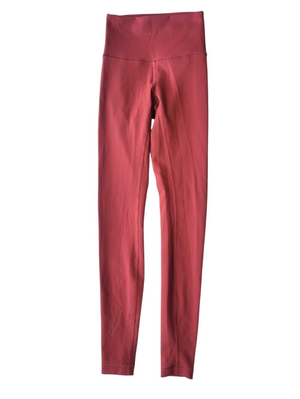 Lululemon Wunder Train High Rise Leggings HR Tight 28" Cayenne Size 2